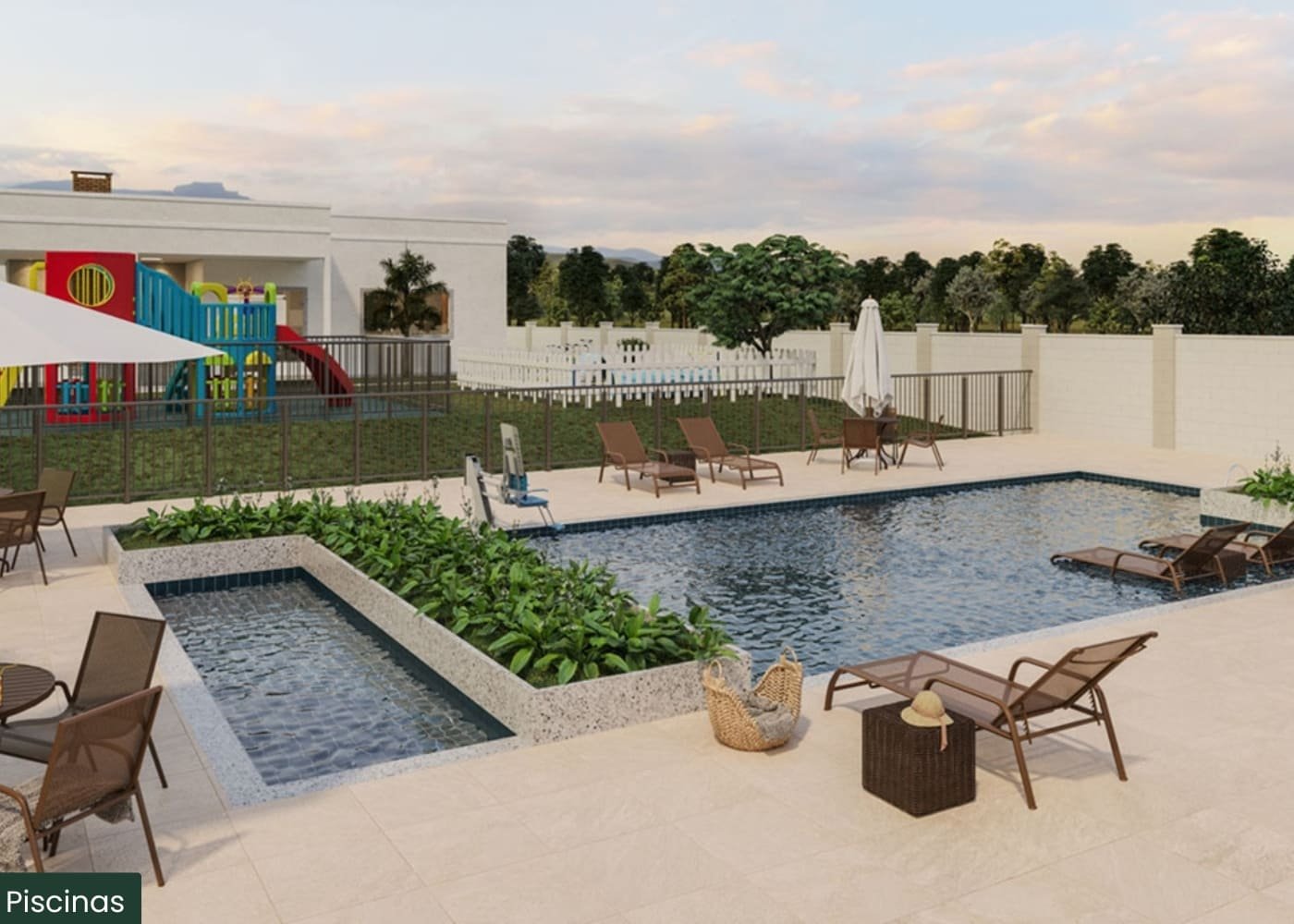 Piscinas - Residencial Scarpone - Guilherme Corretor MRV