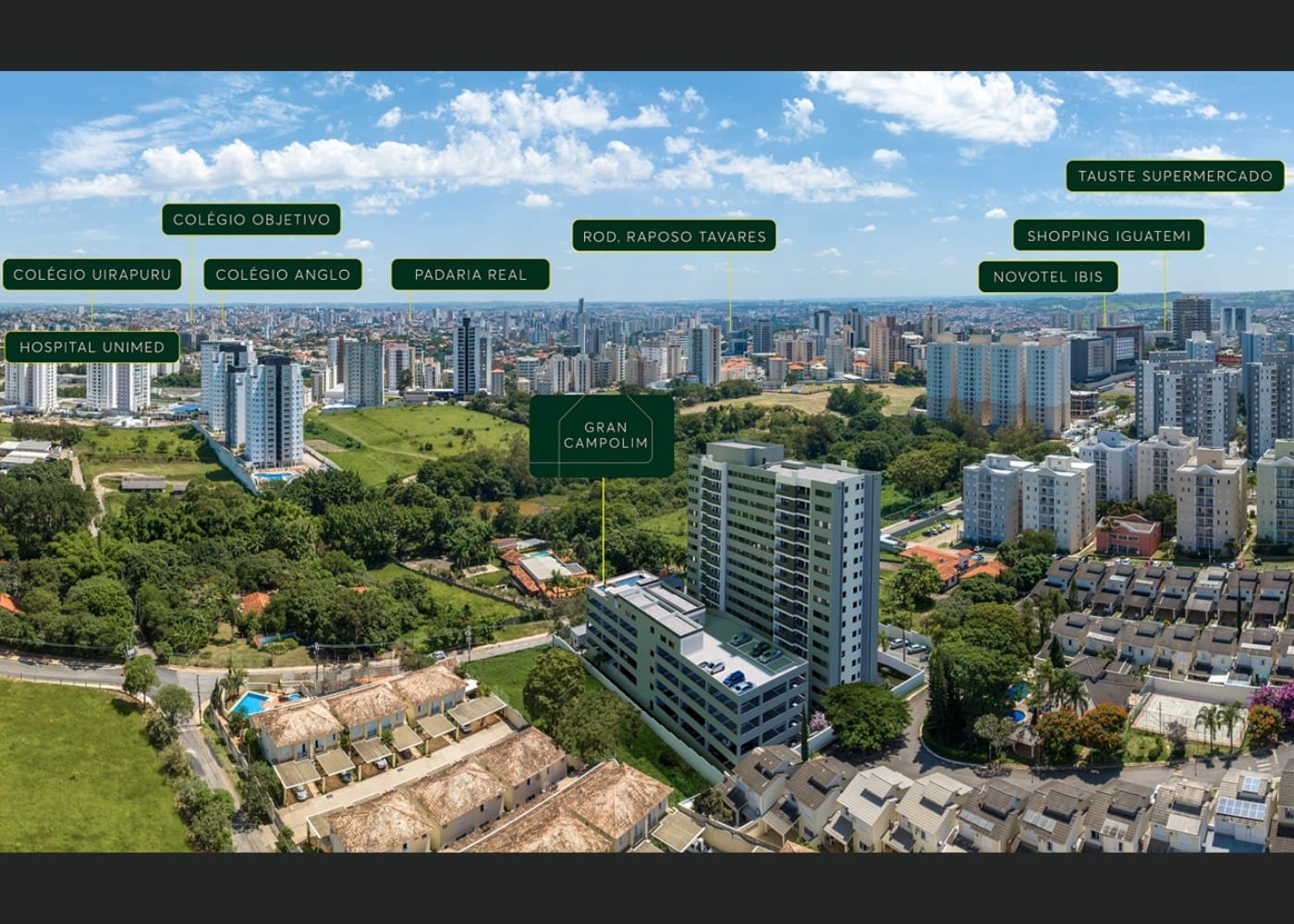 Vista Área - Gran Campolim - Guilherme Fernando Corretor MRV
